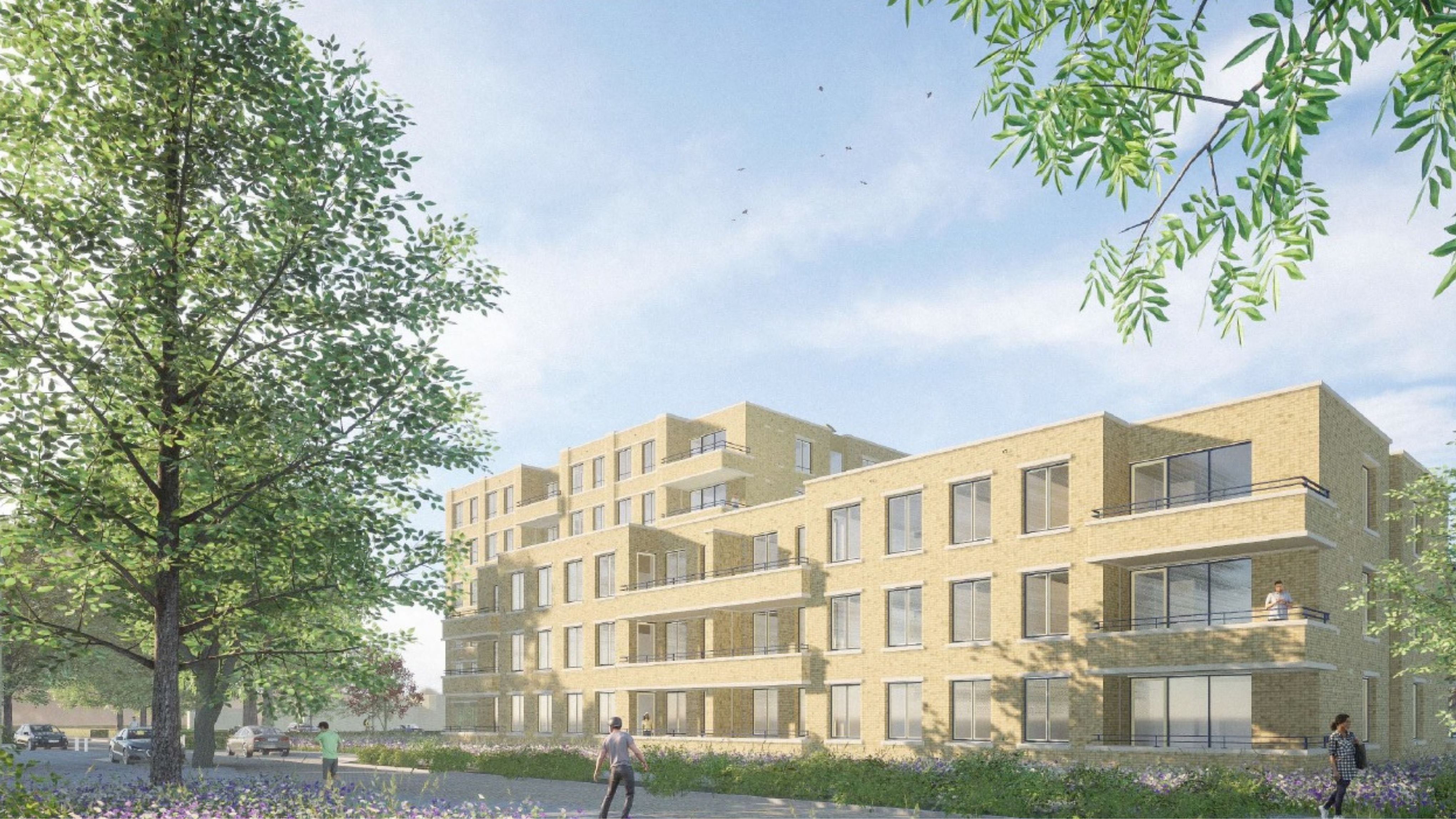 Impressie Frans Hals appartementengebouw