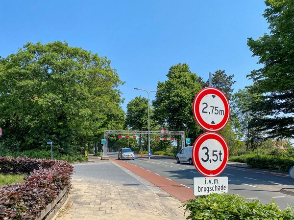 Tijdelijke situatie Grachtbrug