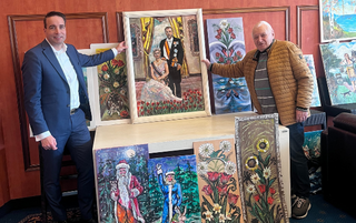 Bezoek opvanglocatie Oekraïense ontheemden