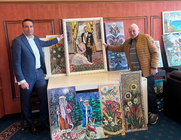 Bezoek opvanglocatie Oekraïense ontheemden